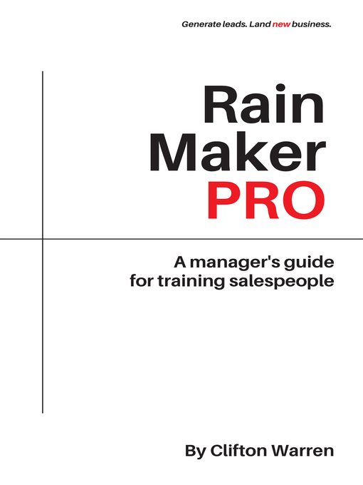 Title details for Rain Maker Pro by Clifton Warren - Available